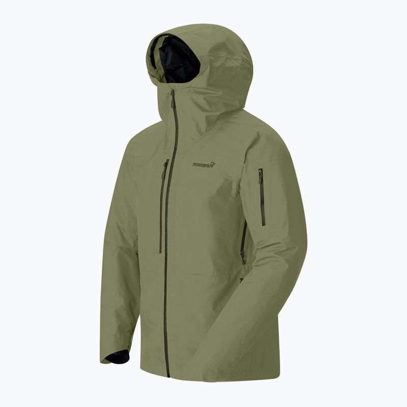 Men's ski jacket NORRONA Lofoten Gore-Tex Insulated deep lichen green 7