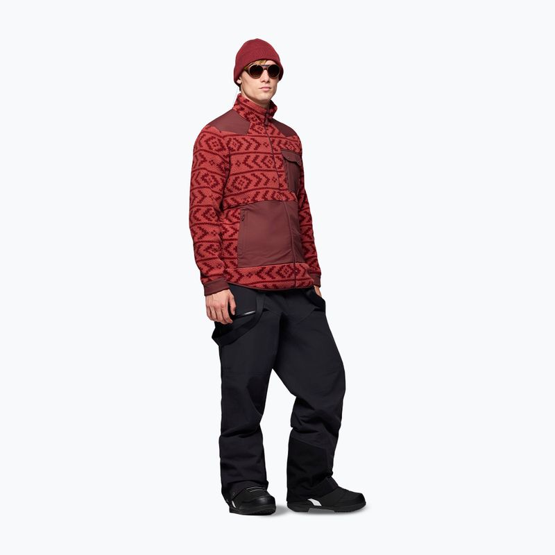 Men's fleece sweatshirt Norrona Tamok Warm3 cowhide/port 4