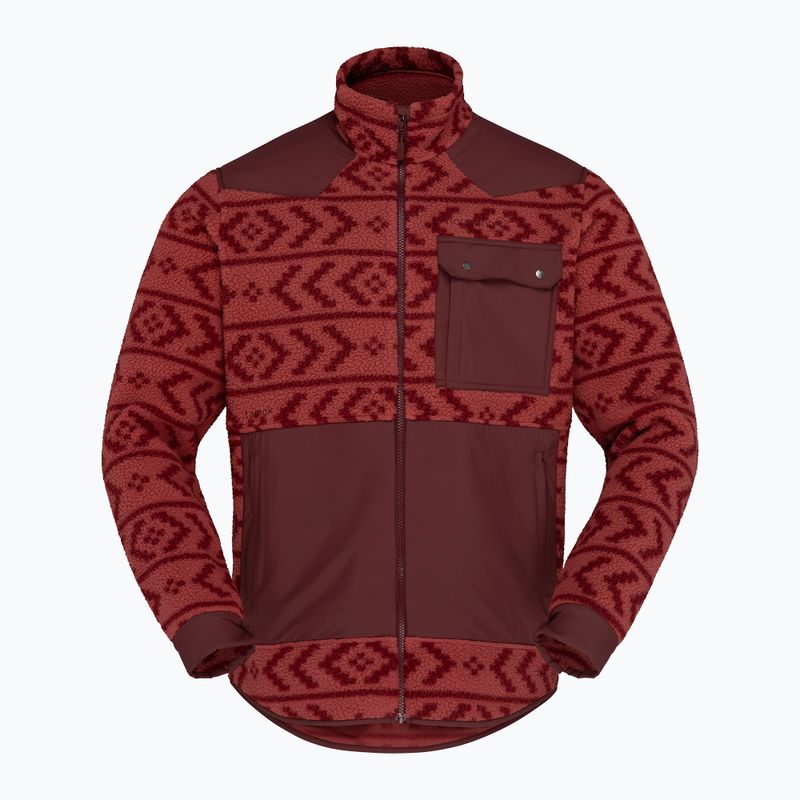 Men's fleece sweatshirt Norrona Tamok Warm3 cowhide/port 5