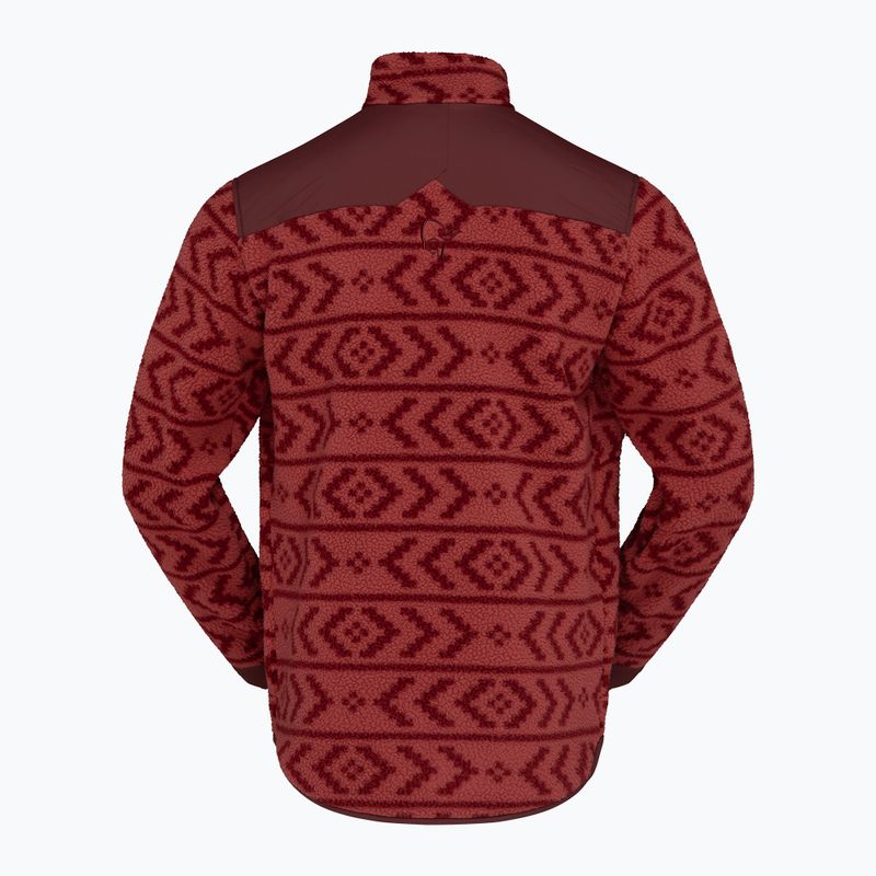 Men's fleece sweatshirt Norrona Tamok Warm3 cowhide/port 6