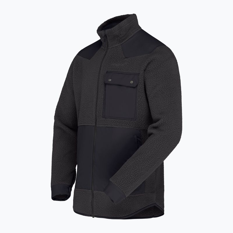 Men's fleece sweatshirt Norrona Tamok Warm3 phantom/caviar black 7