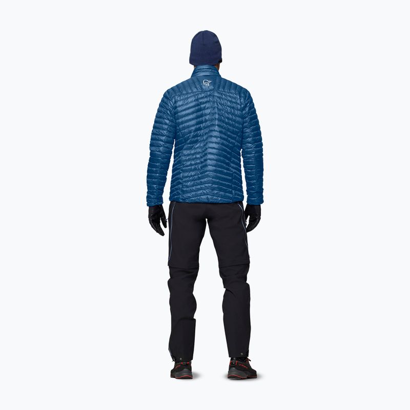 Men's down jacket NORRONA Trollveggen Down800 Super Light dark blue 3