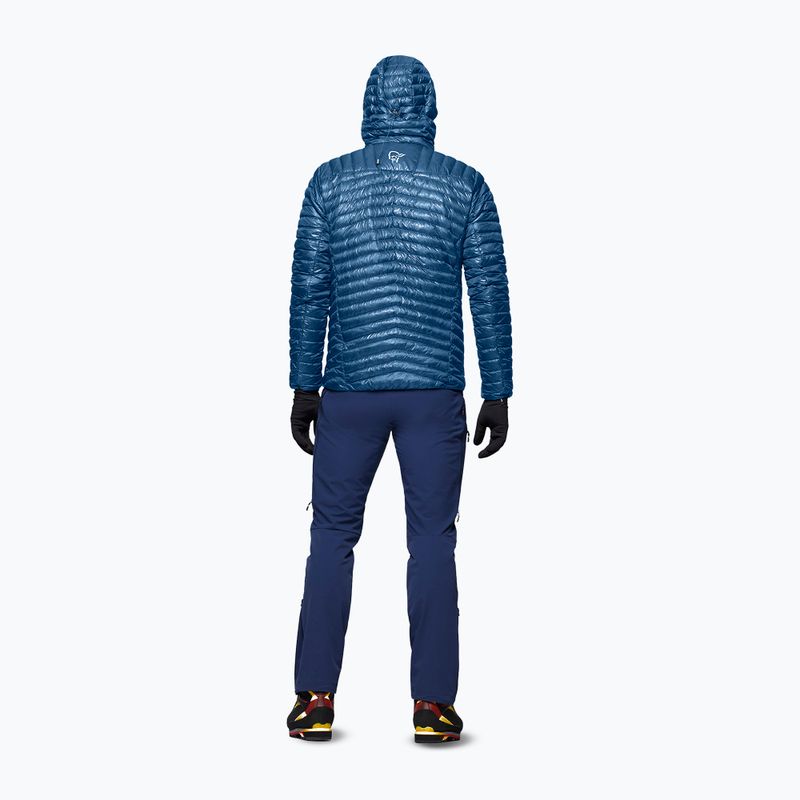 Men's down jacket Norrona Trollveggen Down800 Super Light Hood dark blue 2