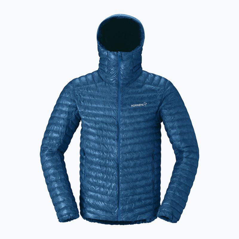 Men's down jacket Norrona Trollveggen Down800 Super Light Hood dark blue 5