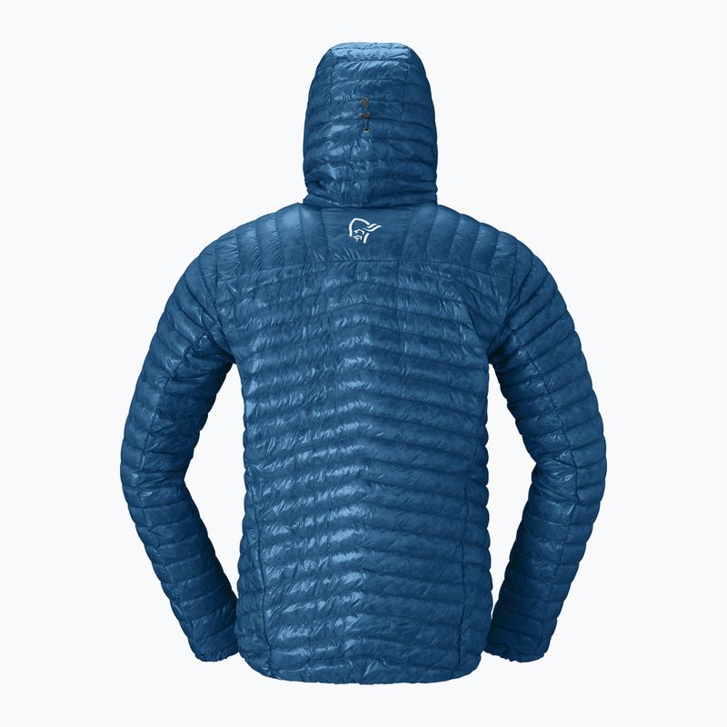 Men's down jacket Norrona Trollveggen Down800 Super Light Hood dark blue 6