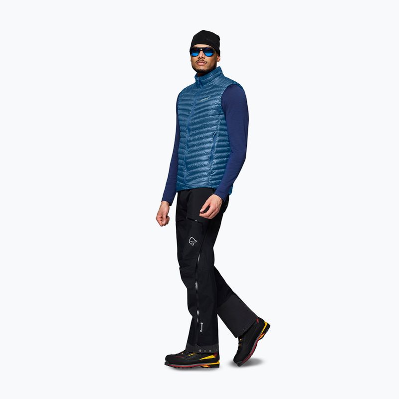 Gilet NORRONA Trollveggen Down800 Super Light dark blue 2