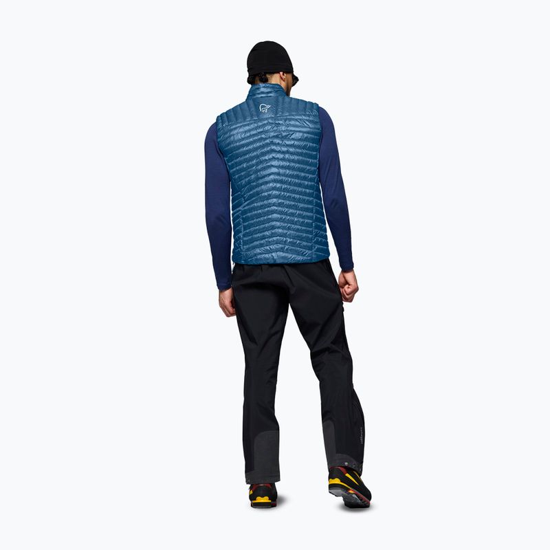 Gilet NORRONA Trollveggen Down800 Super Light dark blue 3