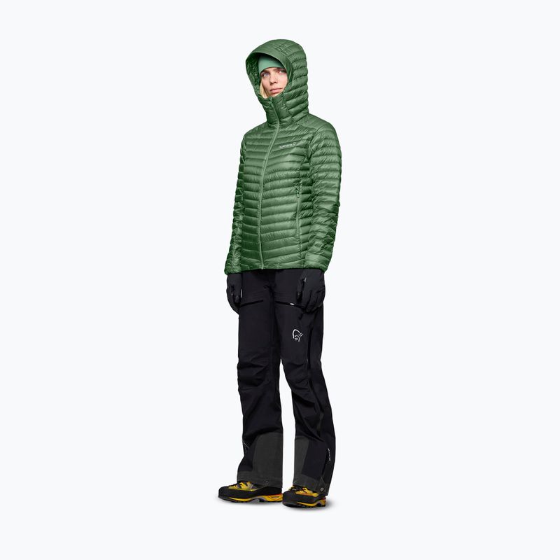 Women's down jacket Norrona Trollveggen Down800 Super Light Hood Dark Ivy 4