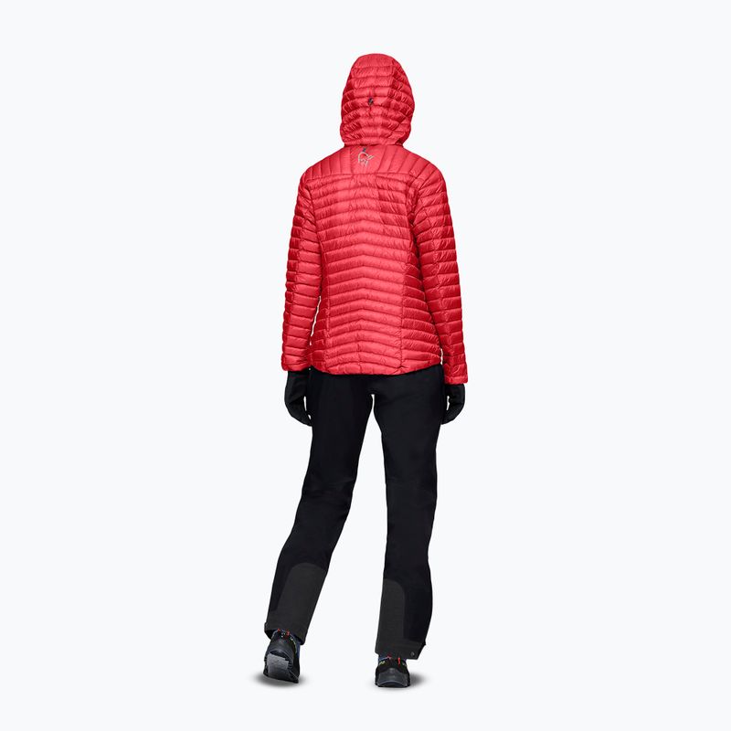 Women's down jacket Norrona Trollveggen Down800 Super Light Hood Baked Apple 3