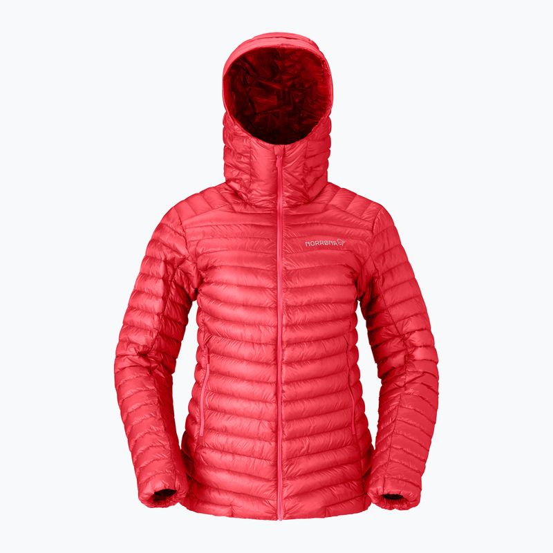 Women's down jacket Norrona Trollveggen Down800 Super Light Hood Baked Apple 5
