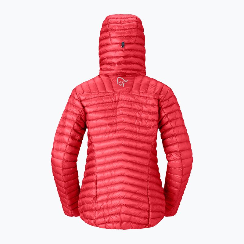 Women's down jacket Norrona Trollveggen Down800 Super Light Hood Baked Apple 6