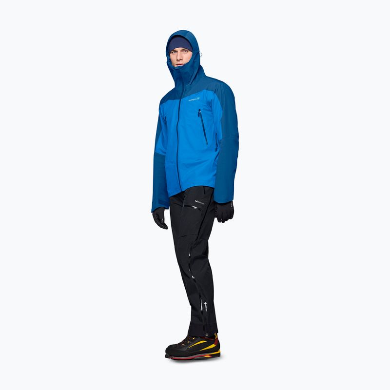 Men's rain jacket NORRONA Falketind Gore-Tex brilliant blue/dark blue 2