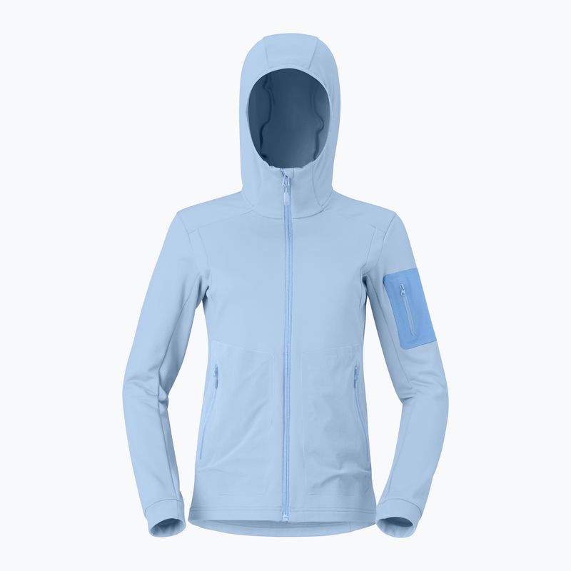 Women's trekking sweatshirt NORRONA Falketind Warm2 Stretch Hood cashmere blue/allure 5