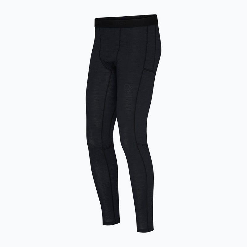 Men's thermal trousers NORRONA Falketind Equaliser Ull Long caviar black 7