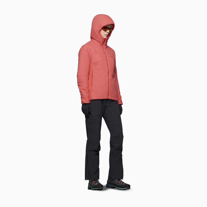 Women's insulated jacket NORRONA Femund Thermo60 Zip Hood deep sea coral 4