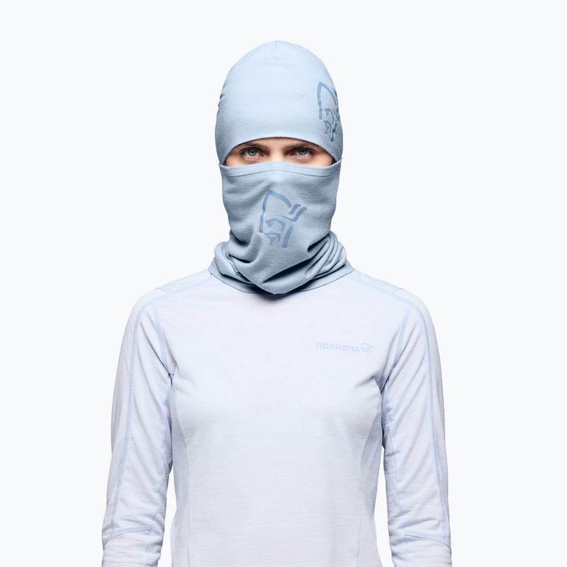 Snood NORRONA PureUll cashmere blue 2