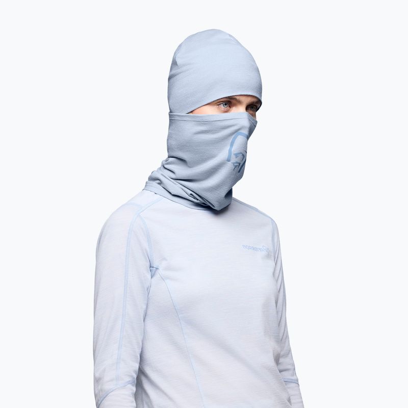 Snood NORRONA PureUll cashmere blue 3