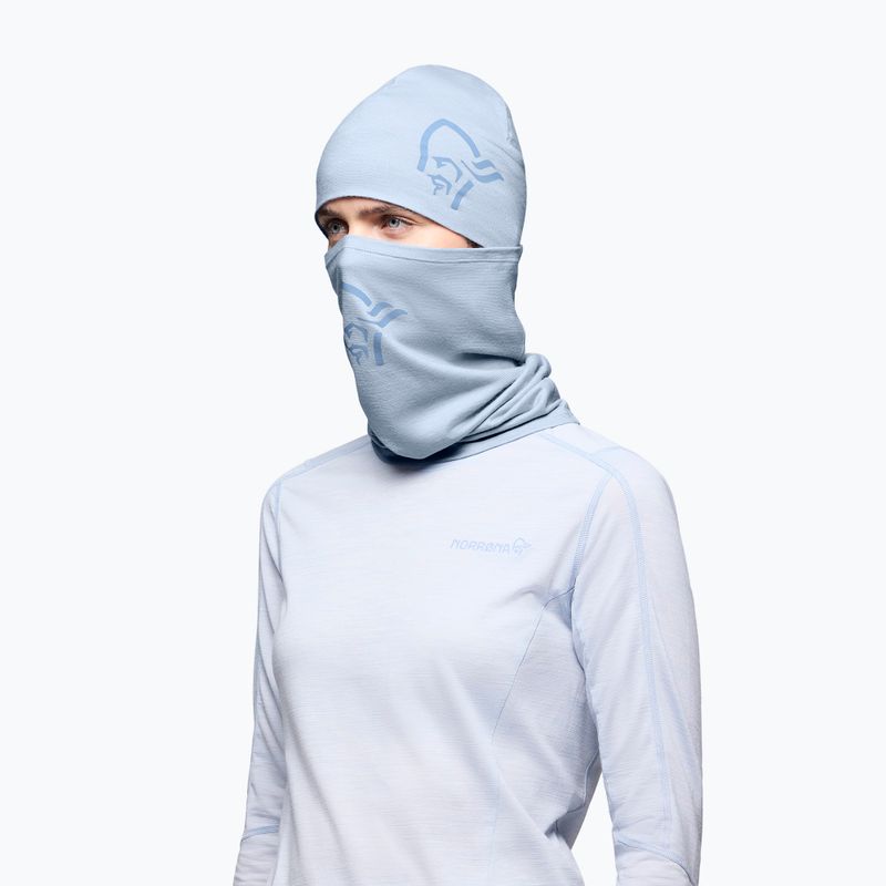 Snood NORRONA PureUll cashmere blue 4