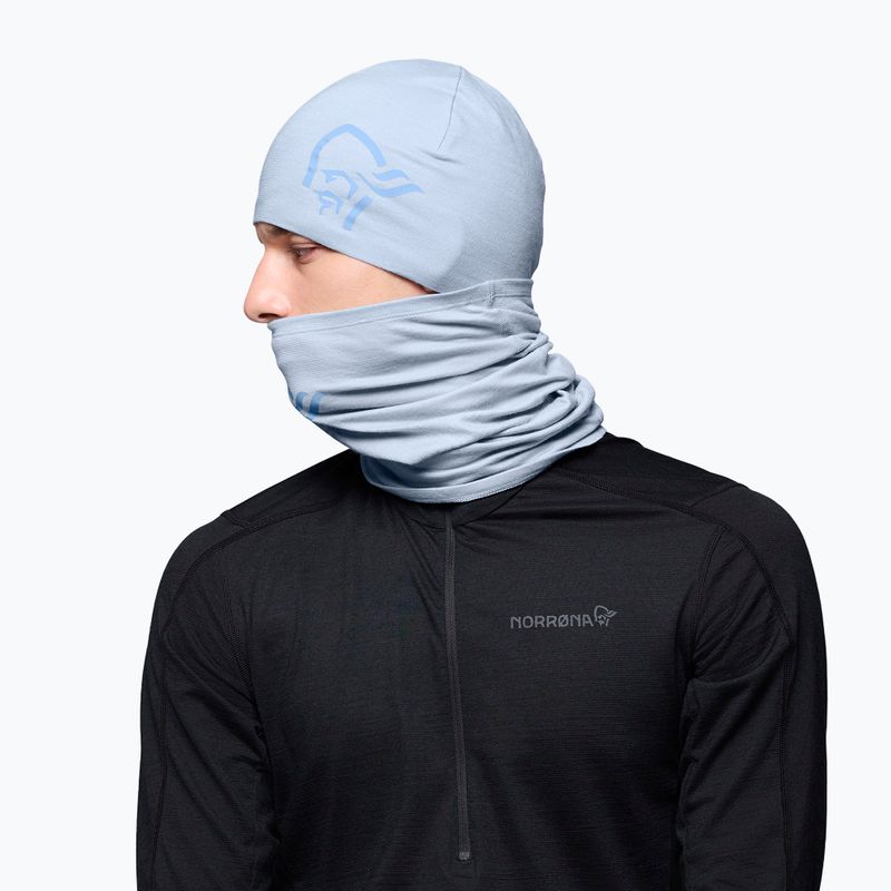 Snood NORRONA PureUll cashmere blue 5
