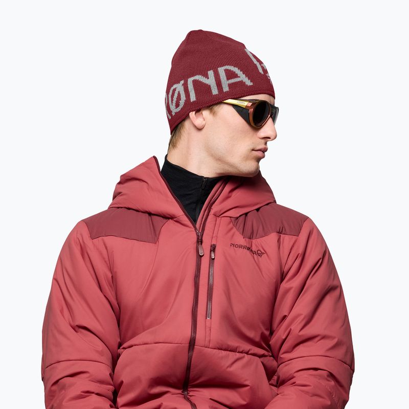 Winter hat NORRONA MerinoUll Logo Beanie port 4