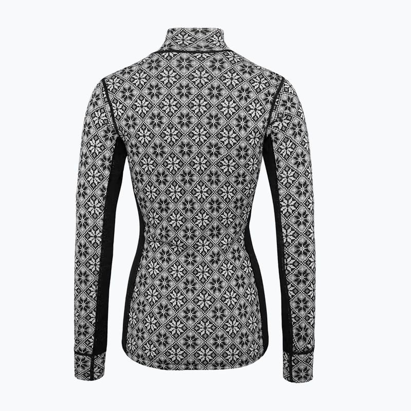 Women's thermal sweatshirt KARI TRAA Rose Half Zip black 5