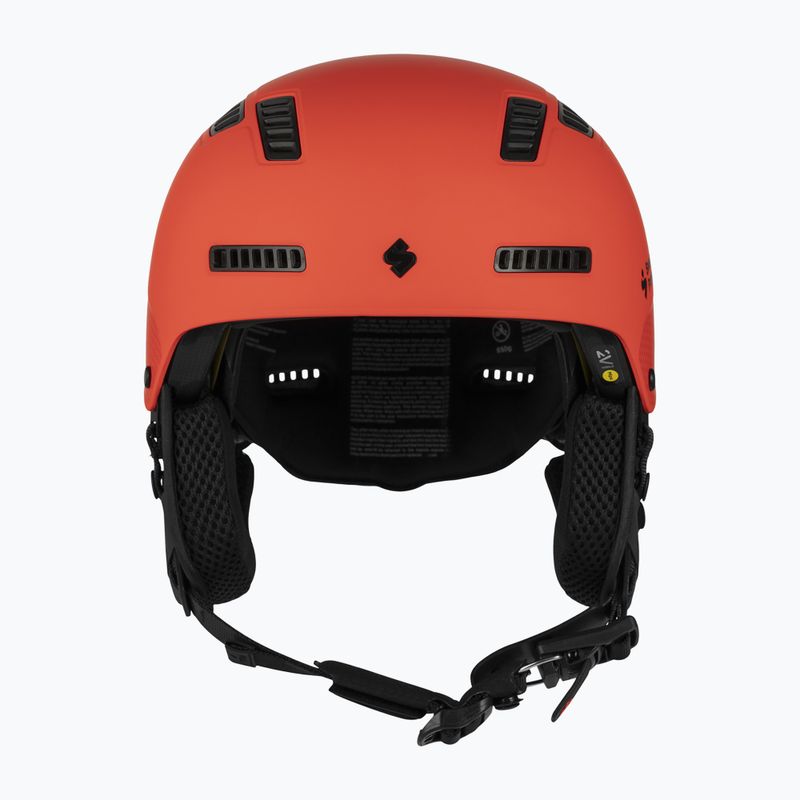 Sweet Protection Igniter 2Vi MIPS matte burning orange ski helmet 8