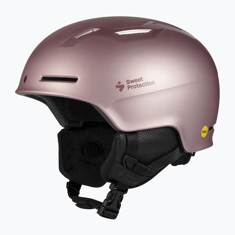 Sweet Protection Winder MIPS rose gold metallic ski helmet 7