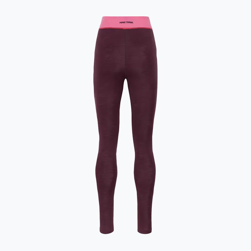 Women's thermal underwear set KARI TRAA Kaia wine 11