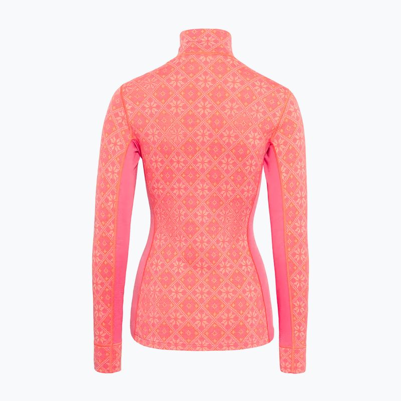 Women's thermal sweatshirt KARI TRAA Rose Half Zip bubblegum 2