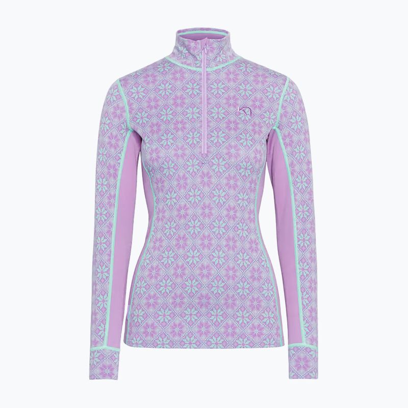 Women's thermal sweatshirt KARI TRAA Rose Half Zip lily 6
