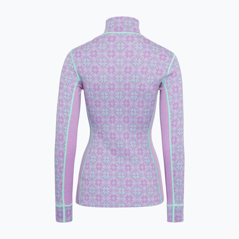Women's thermal sweatshirt KARI TRAA Rose Half Zip lily 7