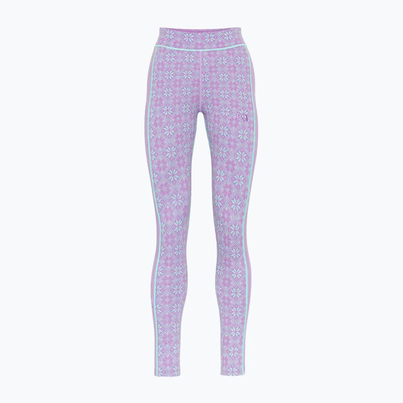 Women's thermal trousers KARI TRAA Rose High Waist lily 4