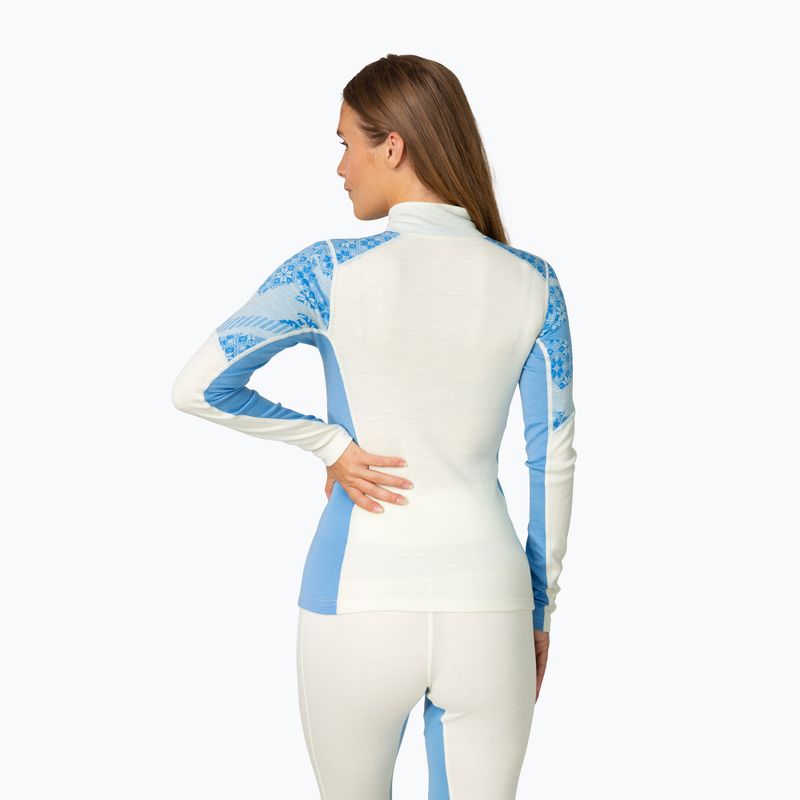 Women's thermal sweatshirt KARI TRAA Olea Half Zip ocean 3