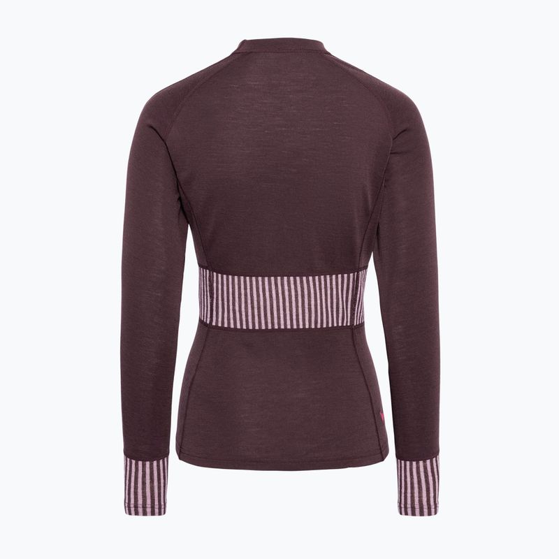 Women's thermal sweatshirt KARI TRAA Ines cocoa powder 4