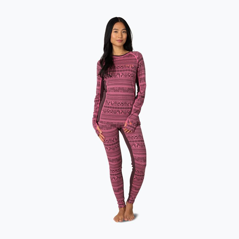 Women's thermal sweatshirt KARI TRAA Tale cocoa powder 2