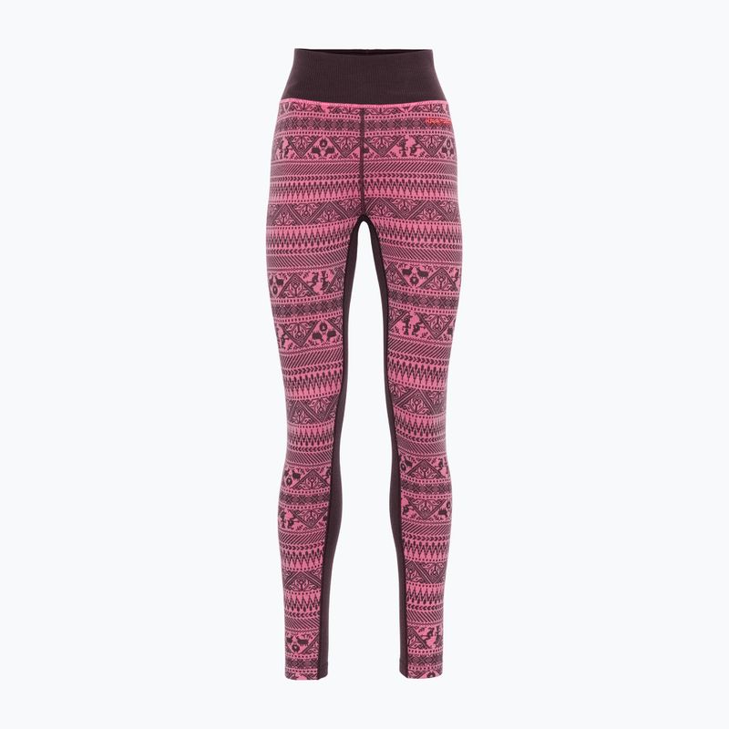 Women's thermal trousers KARI TRAA Tale cocoa powder 6