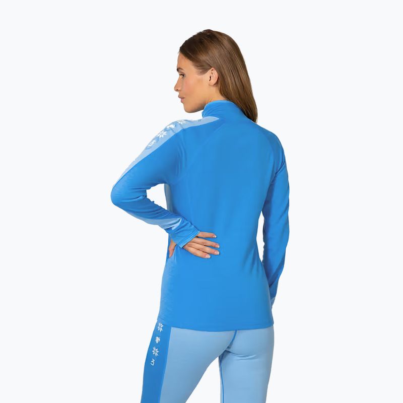 Women's thermal sweatshirt KARI TRAA Mila Half Zip ocean 3