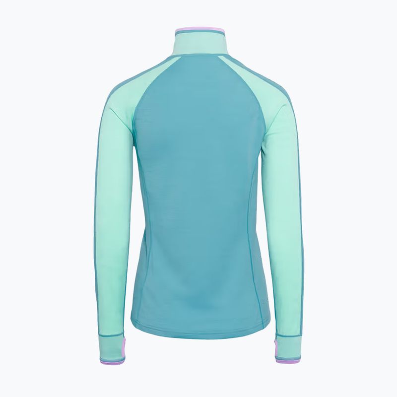 Women's thermal sweatshirt KARI TRAA Mila Half Zip blue lagoon 7