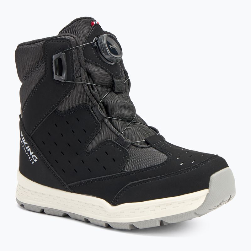 Viking Espo Warm Waterproof BOA children's snow boots black