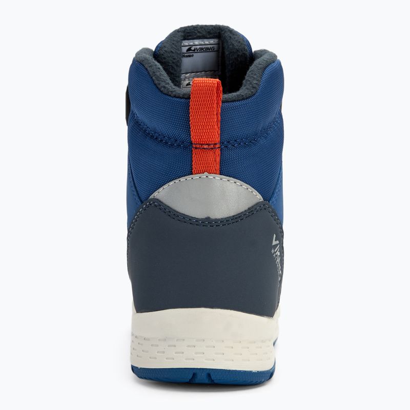 Viking Footwear Espo Warm Waterproof BOA blue/rust children's snow boots 6