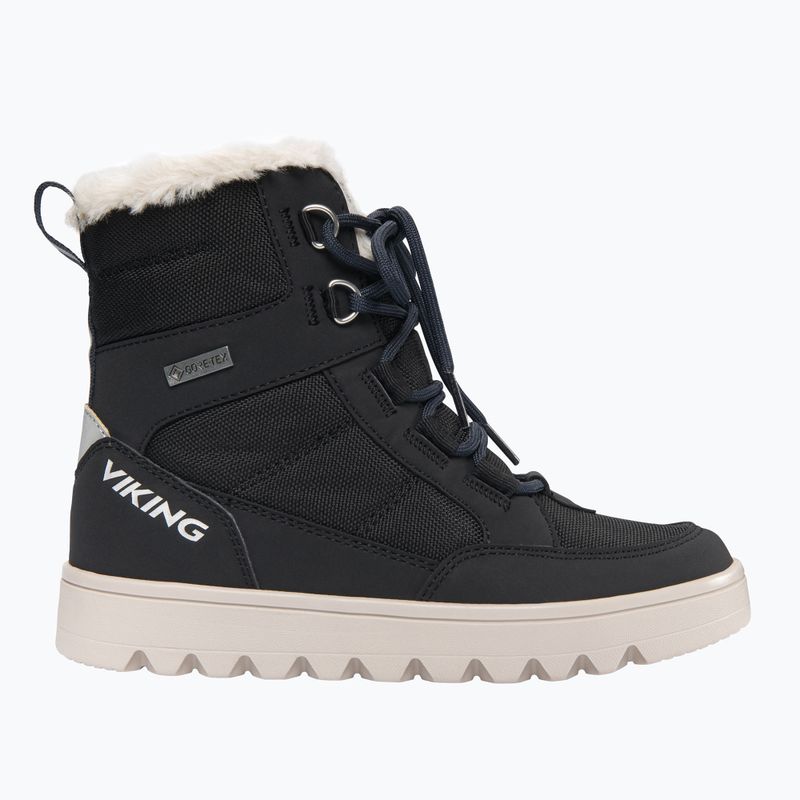 Viking Fleek Warm GTX Zip black children's snow boots 9
