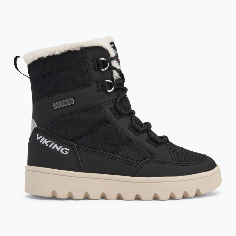 Viking Fleek Warm GTX Zip black children's snow boots 2