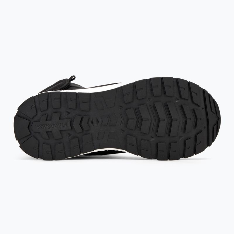 Viking Footwear Equip Warm Waterproof 1V Pull On children's snow boots black 4