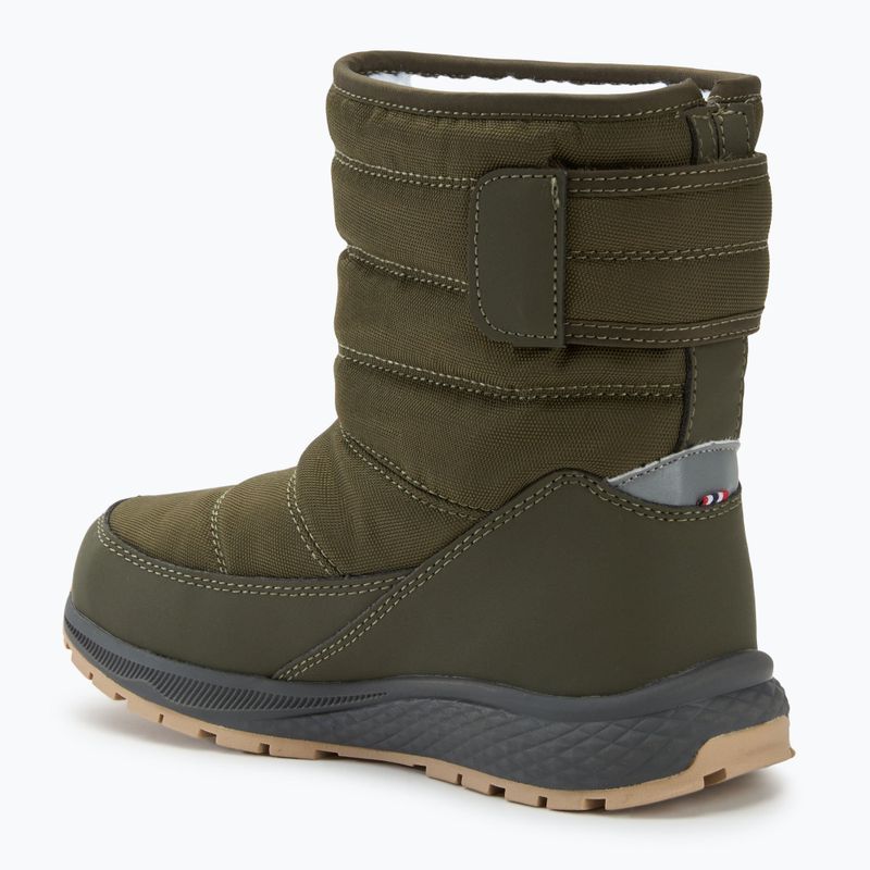 Viking Equip Warm Waterproof 1V Pull On olive children's snow boots 3