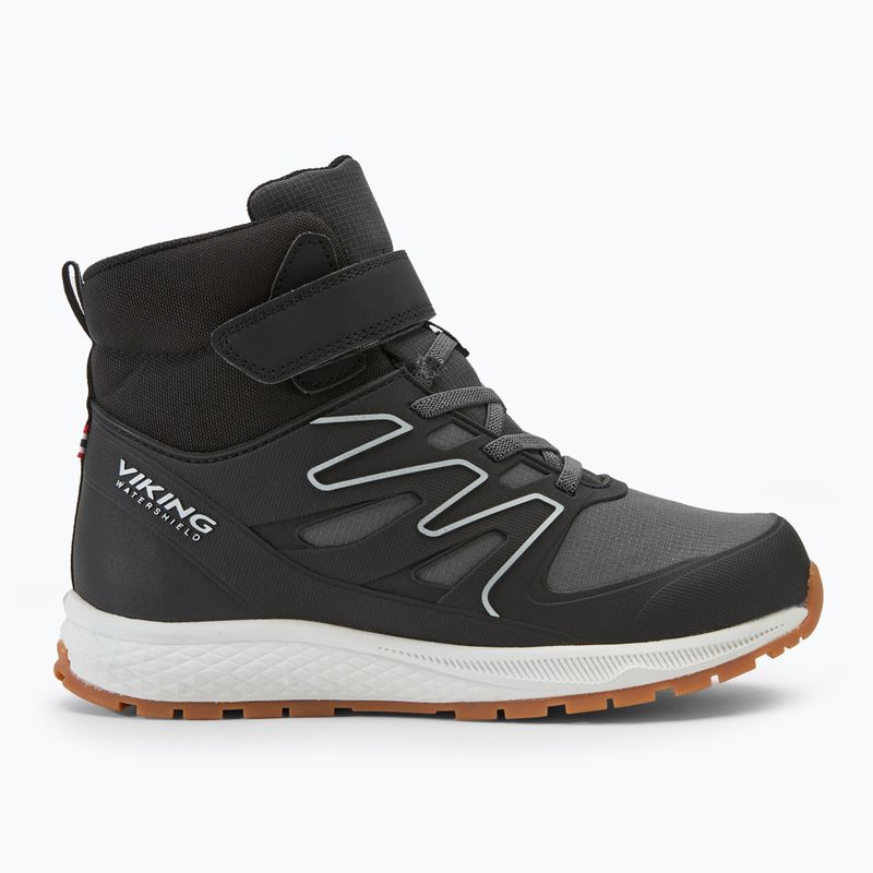 Viking Footwear Equip Defence Warm WP 1V children's snow boots black/ charcoal 2