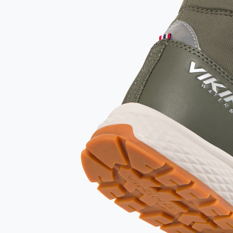 Viking Footwear Equip Warm Waterproof SL olive children's snow boots 8