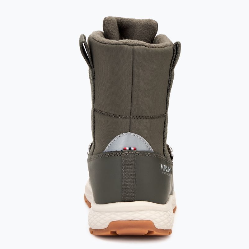 Viking Footwear Equip Warm Waterproof SL olive children's snow boots 6