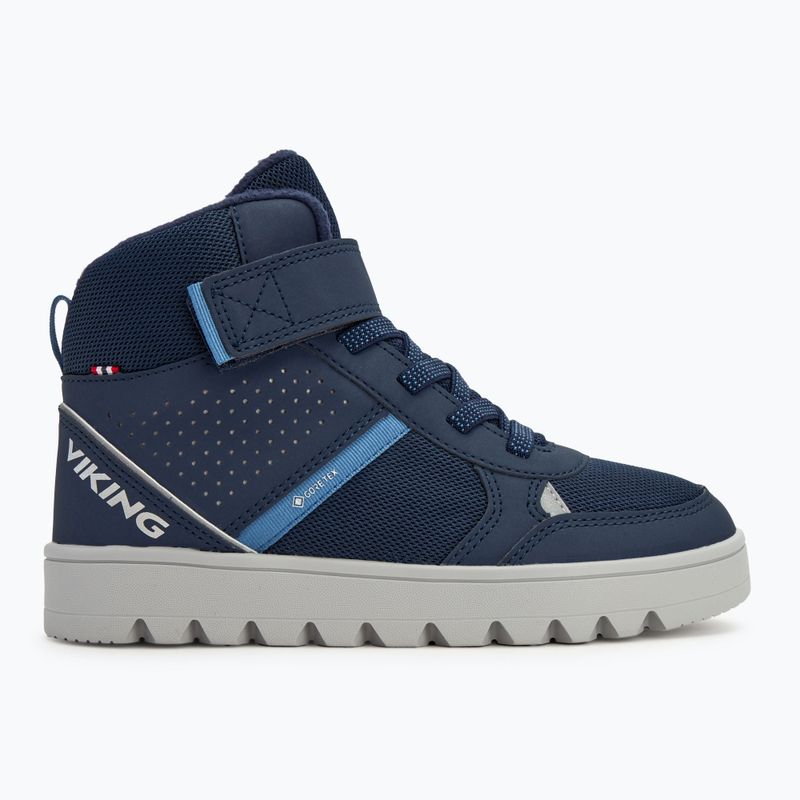 Viking Fleek Warm GTX 1V navy/denim children's boot 2