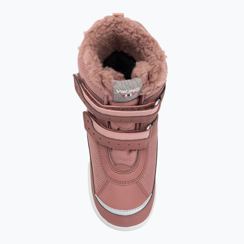 Children's snow boots Viking Footwear Play Reflex Warm GTX 2V pink / light pink 5