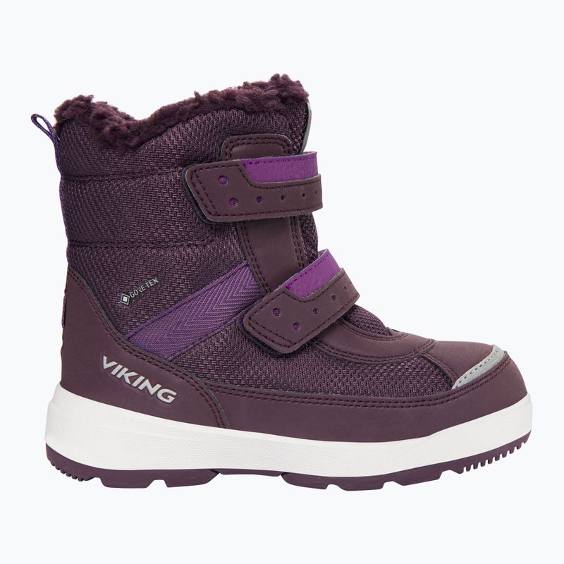 Viking Play Reflex Warm GTX 2V grape/purple children's snow boots 9